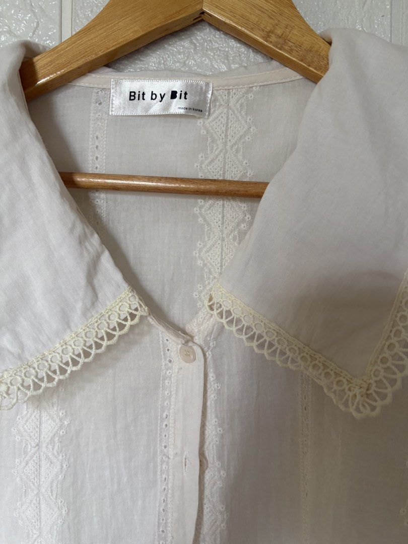 Bit by Bit Collar Button Up Blouse (Category: Blouses) located in Batangas. Submitted by purple_and_orange (Listing ID 1460963515, Image 3). Description: .