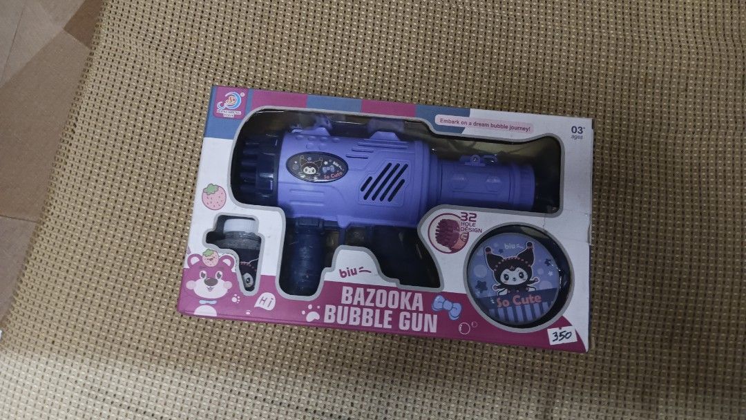BiU Bazooka Bubble Gun 32 Hole Design (Category: Kids Toys) located in Tanza. Submitted by --unicorn-- (Listing ID 1461033277, Image 1). Description: - Fun Bazooka Bubble Gun - Features 32 holes for maximum bubble output - Ideal for outdoor play and entertainment - Simple and easy to operate - Get ready for hours of bubble-blasting fun!.