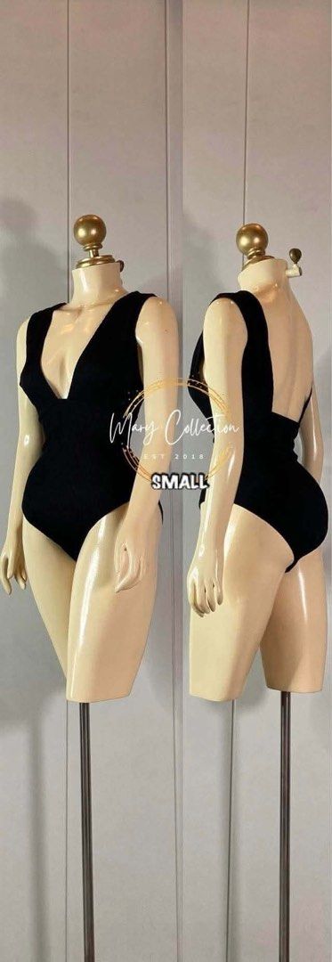 Black low neckline one piece swimsuit (Category: Bikinis & Swimsuits) located in Paranaque City. Submitted by lalalavae (Listing ID 1461089016, Image 1). Description: .