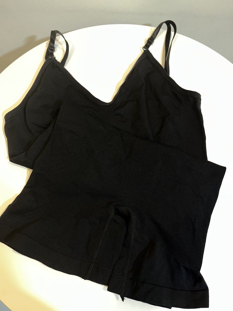 Black Ribbed Bodysuit with Adjustable Straps (Category: Others Tops) located in Manila. Submitted by xoshushi.dcltr (Listing ID 1460975406, Image 3). Description: - Black ribbed bodysuit - Adjustable spaghetti straps - Flattering V-neckline - Chic scoop back design - Convenient snap closure at bottom - Super comfortable and versatile - Ideal for everyday wear and layering.