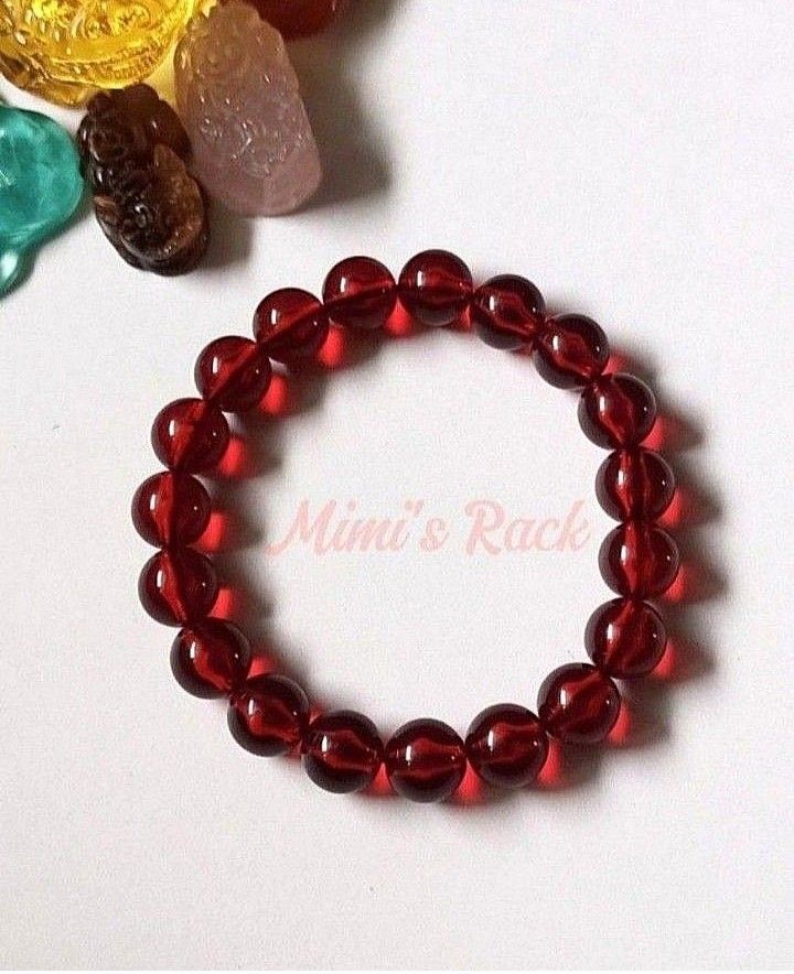 BLOOD AMBER BRACELET UV REACTIVE ROUND (Category: Bracelets) located in Taguig. Submitted by mimisrack (Listing ID 1461014818, Image 3). Description: ❤️Rare glow energy bracelet that combines warmth, protection, and eye-catching UV reaction -Blood Amber is prized for protective and stabilizing energy -UV reactive - beads glow under UV light for a unique effect -Traditionally associated with shielding from negative influences -Supports grounding a