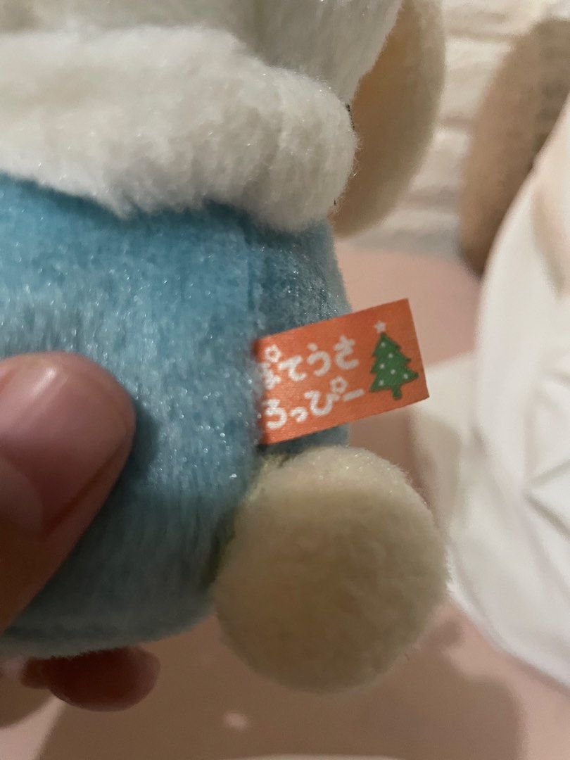 blue loppy amuse bunny plush (small) (Category: Plushies & Soft Toys) located in Las Pinas. Submitted by sugarsnoopy (Listing ID 1461060127, Image 3). Description: sitting loppy amuse bunny merry christmas (blue) size: approx. 6" ❕needs wash rfs: extra bunnies. not enough space na price nego. 📍 las piñas area 🏷️ blue bunny amuse loppy poteusa merry christmas santa cute small plush stuffie stuffy rabbit plushie kawaii baby.