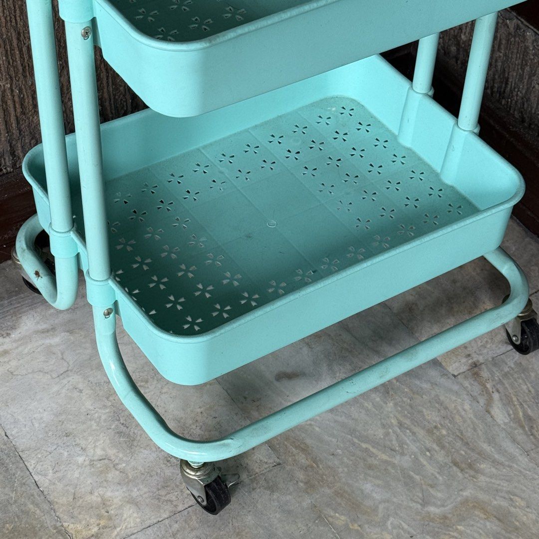 Blue Trolley Shelf Cart (Category: Other Home Furniture) located in San Juan City. Submitted by lovegoeson (Listing ID 1461058196, Image 2). Description: .