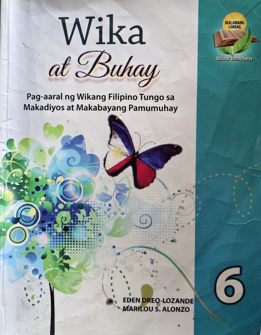Books for 50 (Category: Textbooks) located in Manila. Submitted by onlinestore011716 (Listing ID 1461022070, Image 1). Description: Selling a bundle of K-12 textbooks. Includes Filipino subjects like Wika at Buhay, Katig Pagbasa at Gramatika, and Yamang Filipino. Also includes English Learning Portals and Skill Builders for Efficient Reading. Great for students in elementary and junior high..