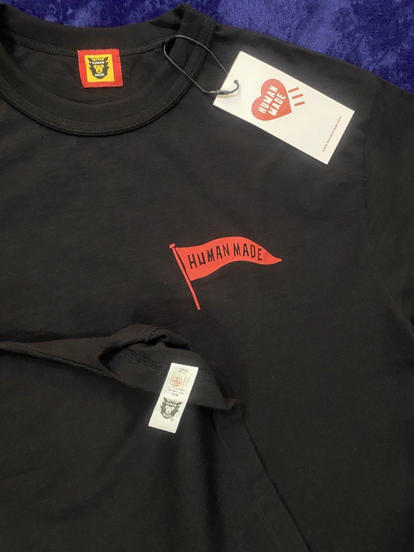 Brand new Human Made T-Shirt Authentic (Category: Tshirts & Polo Shirts ) located in Quezon City. Submitted by rackculture (Listing ID 1461032369, Image 3). Description: Brand new Human Made T-Shirt Authentic Size Available: Small 21 width 27.5 length Medium 21 width 28 length Large 22 width 28 length XL 22.5 width 29 length Great Quality Fresh from Japan Steal Price 100% Authentic No issue.