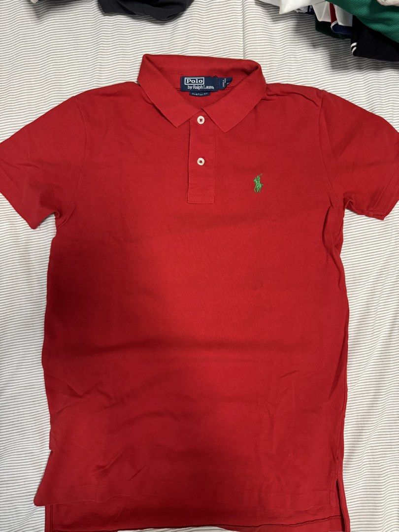 Branded Polo Shirts (Category: Tshirts & Polo Shirts ) located in Makati City. Submitted by kuyajinji (Listing ID 1460972296, Image 2). Description: RL White Polo - 400 RL Red Polo - 500 RL Violet Polo - 400 Tommy Hilfiger H Polo - 700 Tommy Hilfiger Blue Collar - 500 SuperDry Polo - 800 Sacoor Polo - 600 Uniqlo Polo - 400 No issues, all good condition some brand new Pm for more info Can let go as bulk.