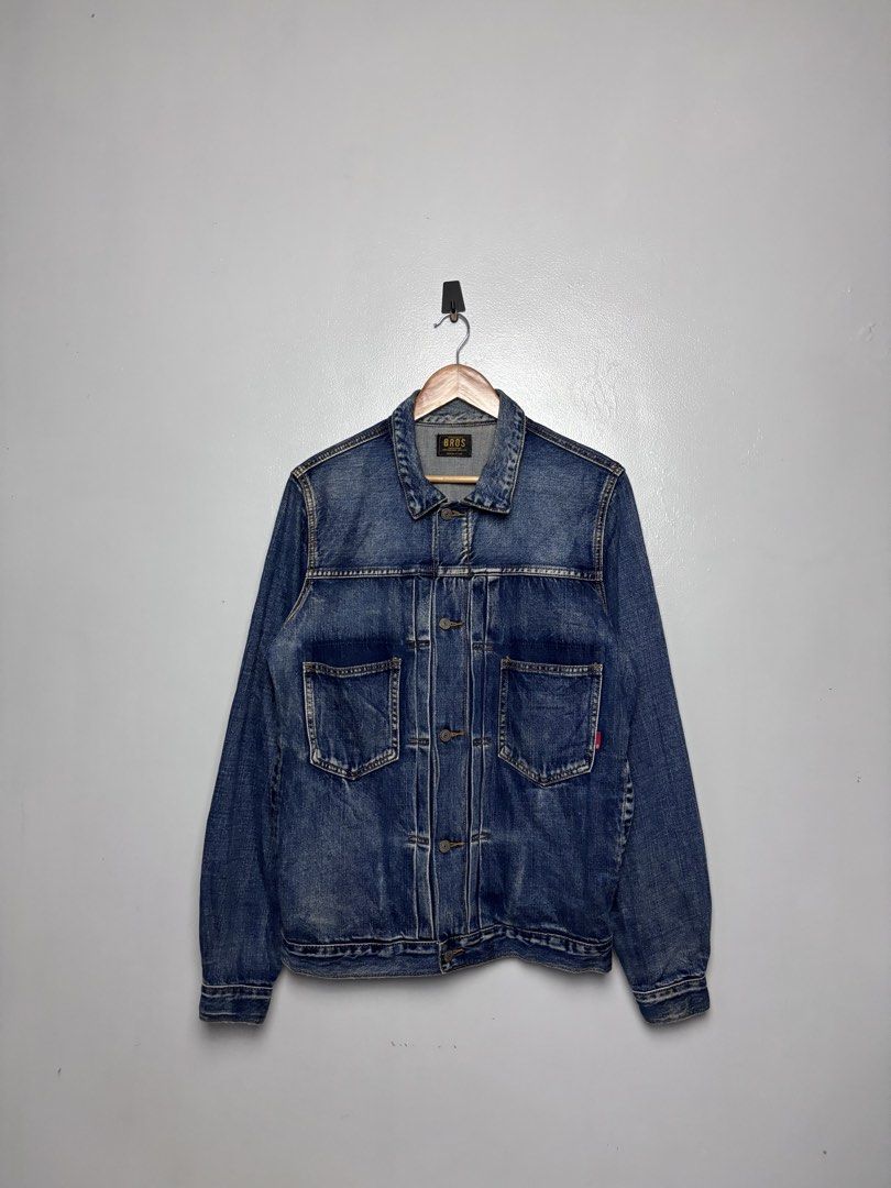 BROS Selvedge Type 2 Denim Jacket. (Category: Coats, Jackets and Outerwear) located in Bacoor. Submitted by jewa333 (Listing ID 1461033588, Image 1). Description: BROS Selvedge Type 2 Denim Jacket. Dimes: Length 27” Width 17” Shoulder 20.5” Sleeves 24.5” Excellent condition Issue: None 🏷️1,650 only. 📥📥📥.