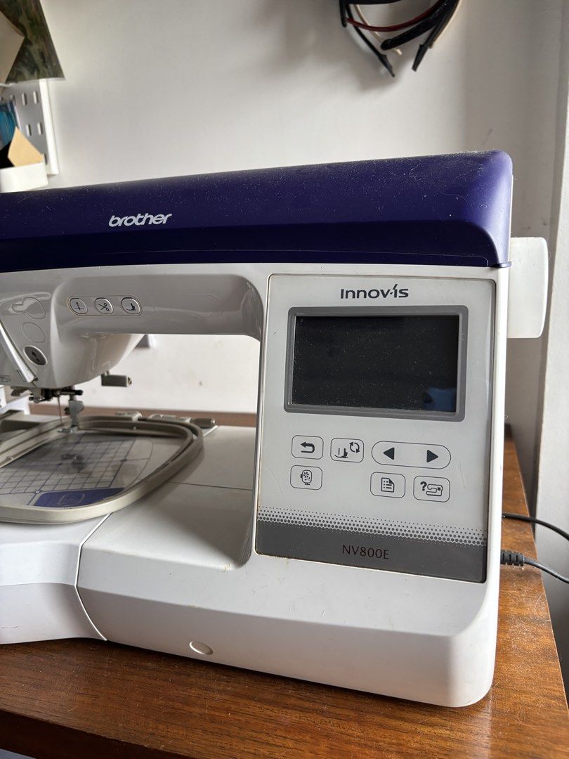 Brother Innovis NV800E Embroidery Machine (Category: Other Home Appliances) located in Bulacan. Submitted by dragonfly_thrifts (Listing ID 1460988801, Image 3). Description: - Brother Innovis NV800E embroidery machine - Includes embroidery hoop and attachment - Ready for your next creative project - Selling as is - works but not as smoothly - NEEDS repair (costs around 5-8k) - Original price is 90k+ - Will include freebies (Thread, bobbins, Frame