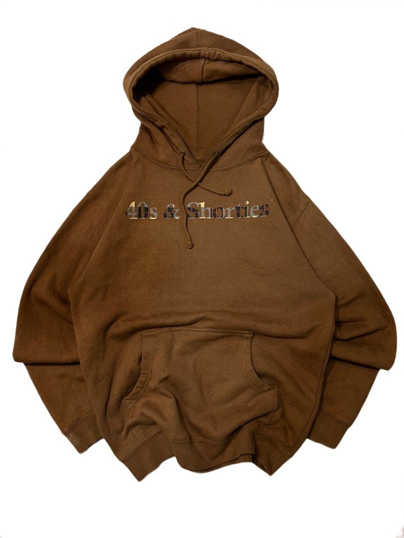 Brown 40s & Shorties Hoodie (Category: Hoodies) located in Dasmarinas. Submitted by elevenfifty_four (Listing ID 1461082312, Image 1). Description: 1200 40’s & SHORTIES SKATE BRAND SMALL TAG PRINTED DIMES: 28 x 21.5 COLOR RATE: 9.5/10 NO ISSUE EXCELLENT CONDITION.