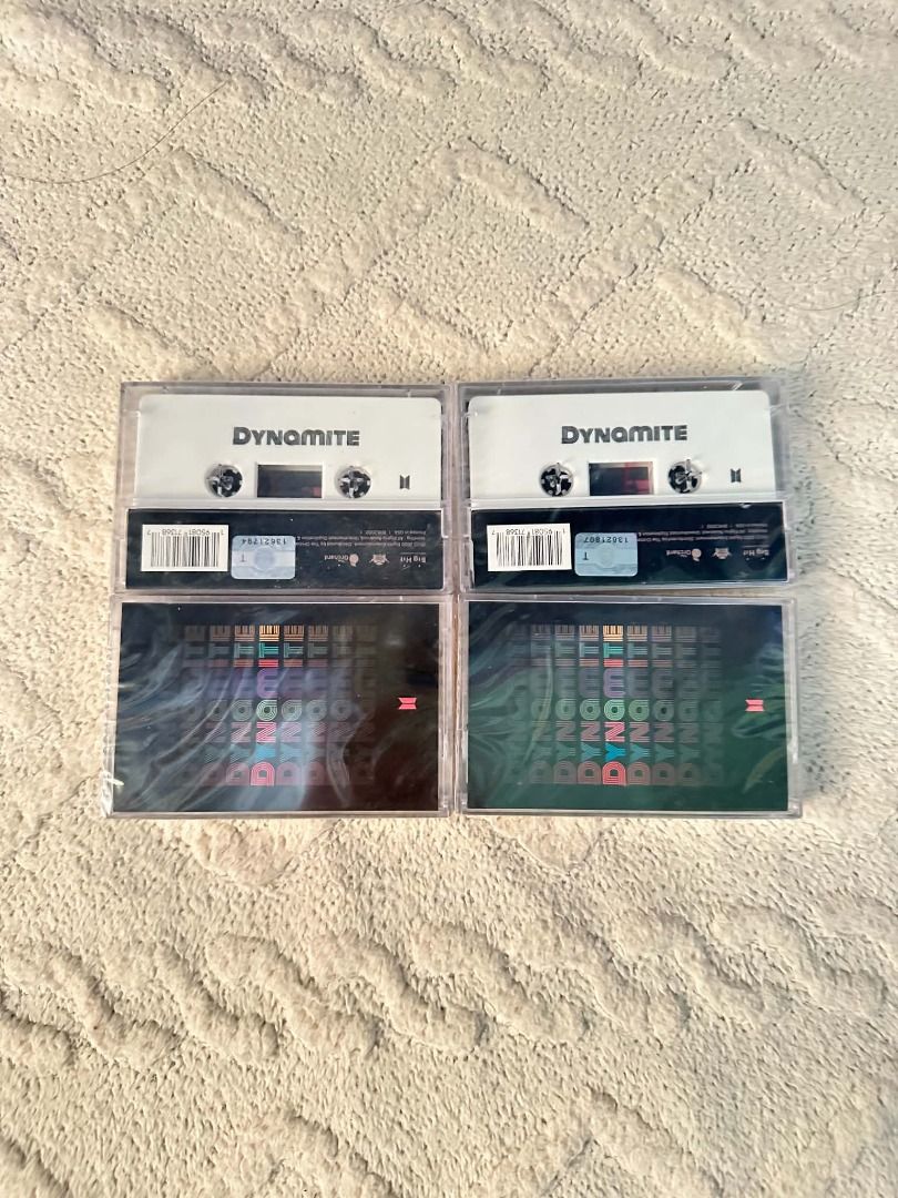 BTS Dynamite Cassette (Category: CDs & DVDs) located in Angono. Submitted by kypreloveds (Listing ID 1460931461, Image 1). Description: *⃣ dop is okay with 50% nrdp, rembal in 1 week loc: cam sur | mod: jnt | mop: gcash .