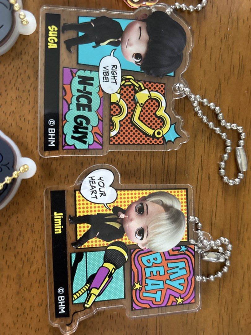 BTS Tiny Tan charm key chain (Category: K-Wave Merchandise) located in Calamba. Submitted by cur8d (Listing ID 1460981878, Image 3). Description: 60 each Jungkook Suga - 2 pcs available J-Hope Jimin .