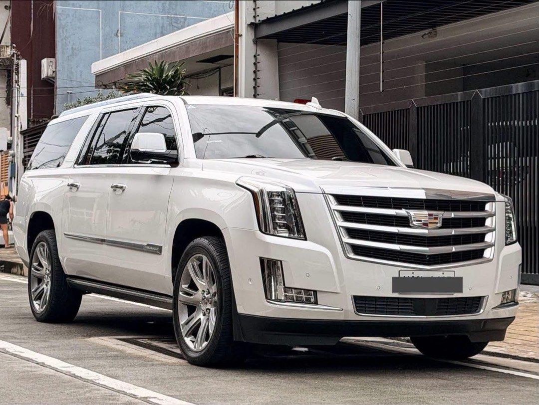 Cadillac Escalade ESV (Long Wheelbase) Auto (Category: Used Cars) located in Manila. Submitted by quality_cars (Listing ID 1461096946, Image 2). Description: FOR SALE / SWAP / FINANCING ☑️ UNIT: CADILLAC ESCALADE ESV 2018 — LONG WHEELBASE 🇺🇸 Price: 4,385,000 (Negotiable) FULL-SIZE LUXURY SUV WITH PRESENCE, COMFORT & POWER. 🔥 6.2L V8 ECOTEC3 ENGINE 🔥 10-SPEED AUTOMATIC TRANSMISSION 4WD / 4x4 LONG WHEELBASE — ESCALADE ESV CADILLAC MAGNETIC RIDE