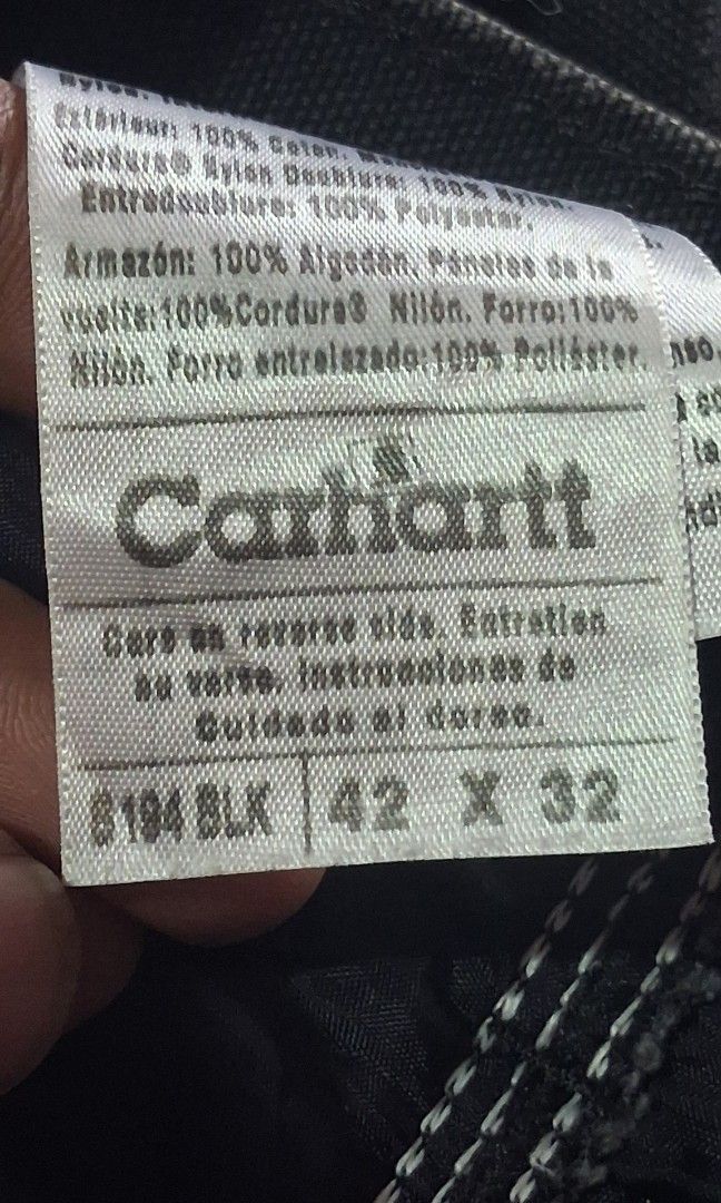 CARHARRT DOUBLE KNEE SIZE 42 (Category: Jeans) located in Paranaque City. Submitted by dennis_580 (Listing ID 1460954337, Image 2). Description: CARHARRT QUILT LINED SANDSTONE DUCK DOUBLE KNEE SIZE 42 LENGTH 43 PM PO.