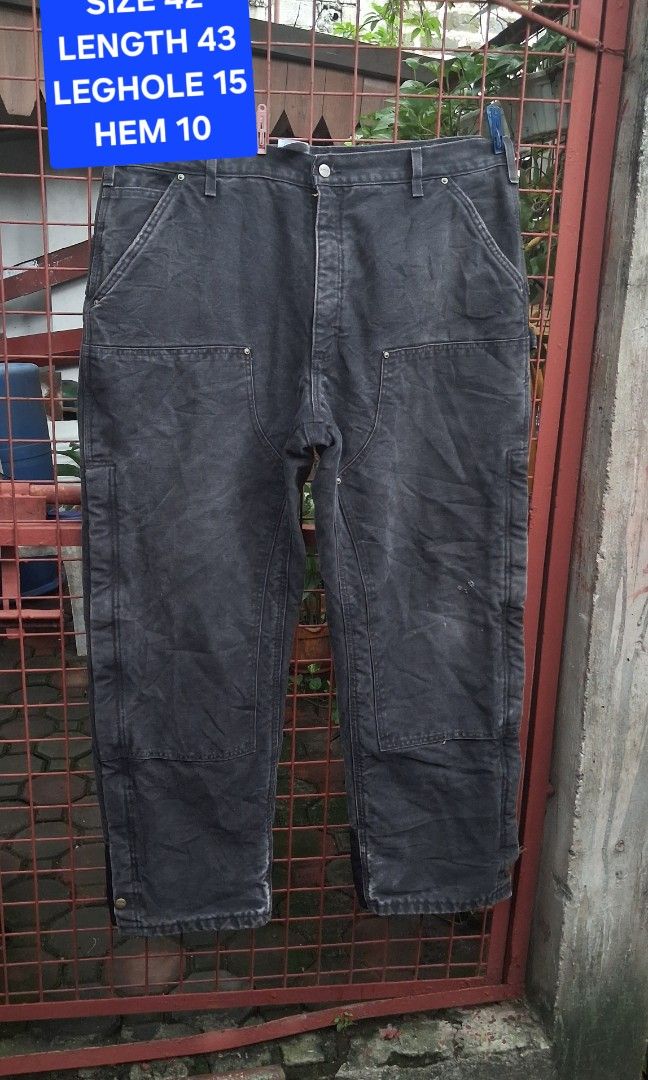 CARHARRT DOUBLE KNEE SIZE 42 (Category: Jeans) located in Paranaque City. Submitted by dennis_580 (Listing ID 1460954337, Image 1). Description: CARHARRT QUILT LINED SANDSTONE DUCK DOUBLE KNEE SIZE 42 LENGTH 43 PM PO.