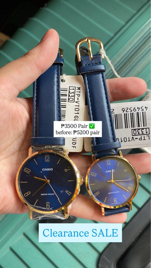 Casio Watches - Clearance Sale (Category: Women's Watches) located in Batangas. Submitted by lux_kimmy (Listing ID 1460998675, Image 2). Description: Selling Casio watches Original complete packaging see details on pic.