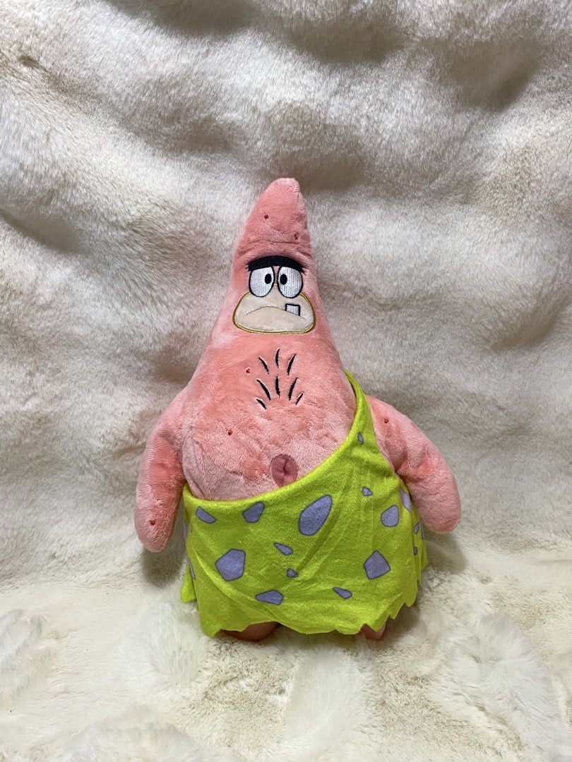 Caveman Patrick Star plush (Category: Plushies & Soft Toys) located in Kalibo. Submitted by ollie_stuffshop (Listing ID 1460935166, Image 1). Description: 32cm x 21cm Before you send your inquiries: ❗️Last Price is already posted ❗️Manage your expectations, WYSIWYG ❗️May need washing ❗️Dropoff is every Wednesday & Sunday.