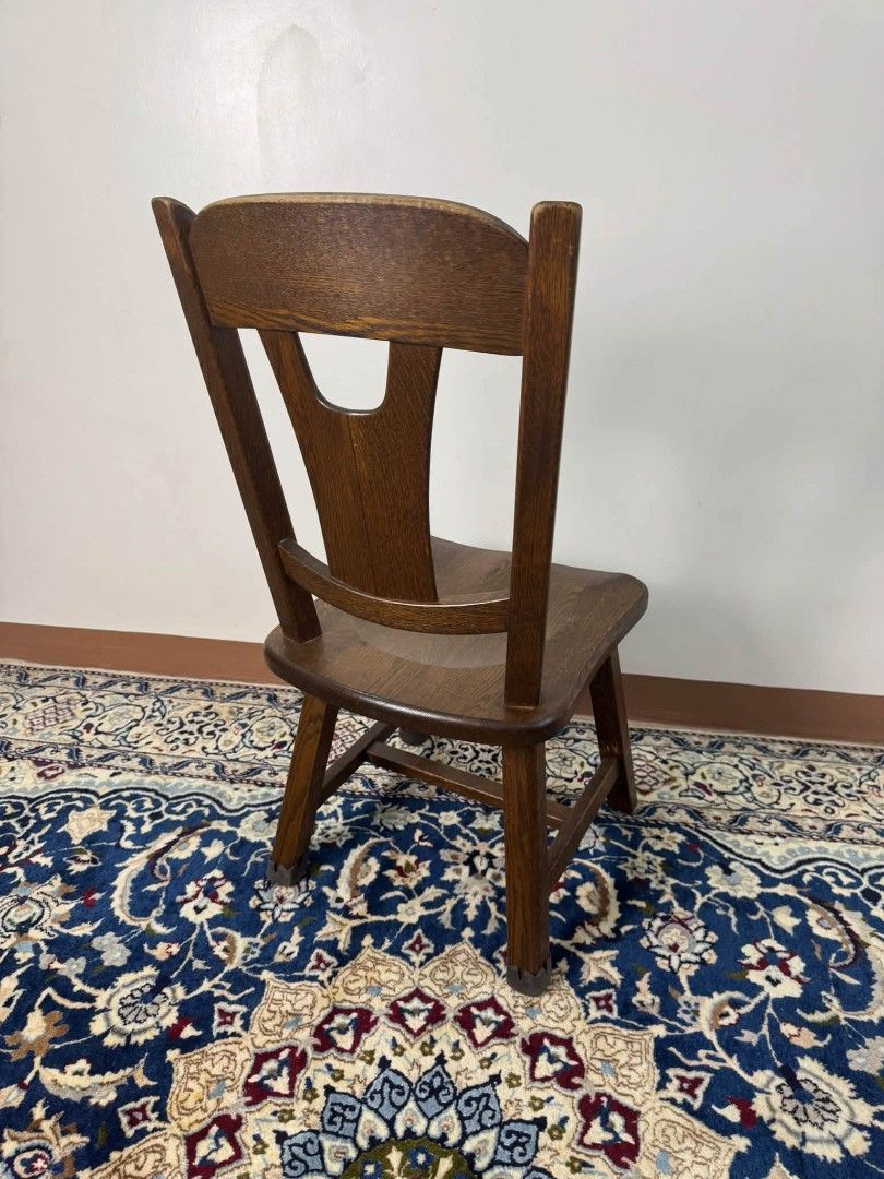 Chair (Category: Chairs) located in Meycauayan. Submitted by marygracecasimiro (Listing ID 1460966784, Image 3). Description: Available - Vintage Dutch Country Style Chair It gives a warmth rustic charm Can be used as an accent chair Solid oak wood Made in Holland In good condition- minor scuffs 3.5k Please check photos before buying✅ DM to purchase 🧡 Please manage your expectations all items are vintage unless stated otherwise. Major issues wil