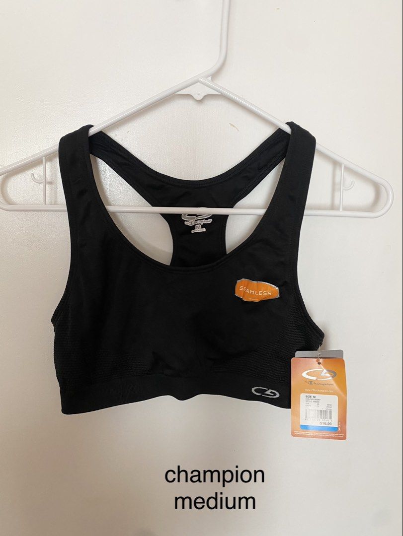 champion medium bra active wear black original new (Category: Undergarments & Loungewear) located in Paranaque City. Submitted by pinklove28 (Listing ID 1461016031, Image 1). Description: champion medium bra active wear black original new.