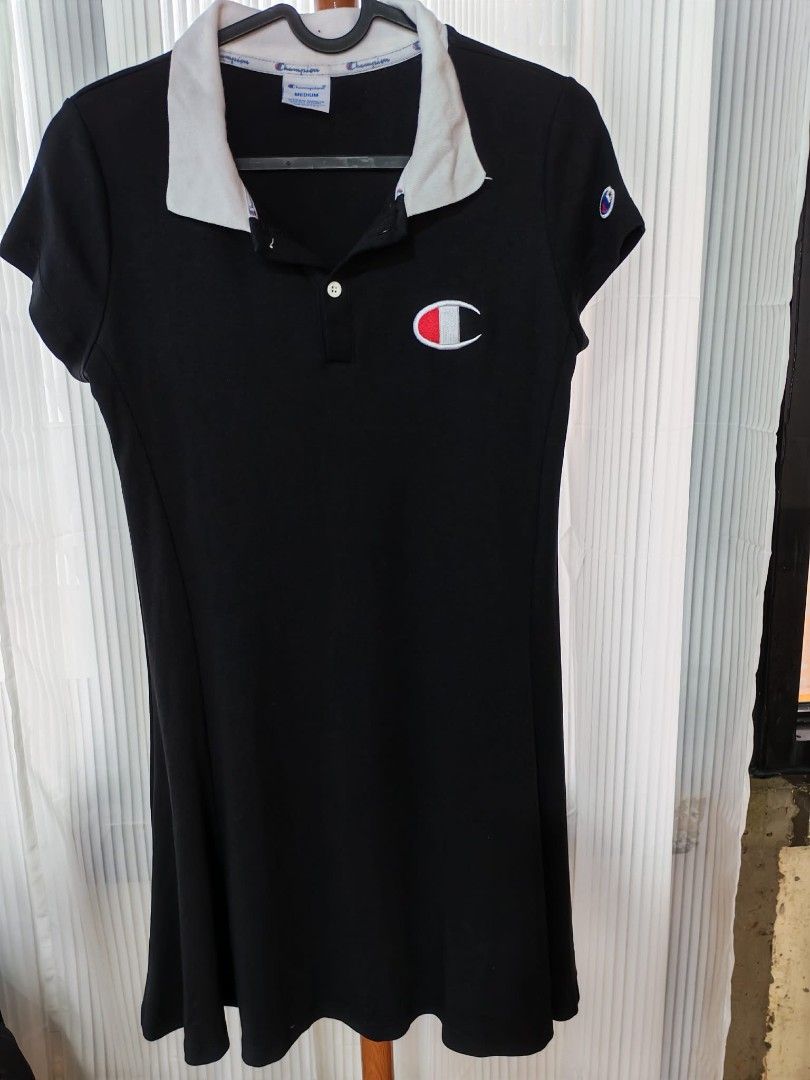 Champion polo dress (Category: Dresses) located in Baguio. Submitted by gabierfinds (Listing ID 1461052773, Image 1). Description: Champion cotton polo dress medium on tag, stretchy. excellent 👌.
