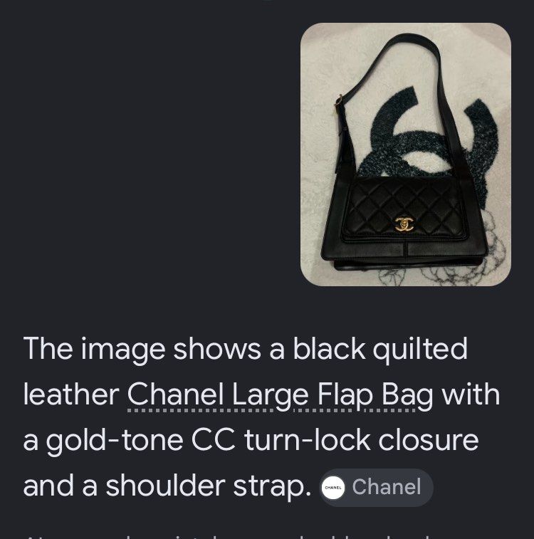 Chanel flap (Category: Luxury Bags & Wallets) located in Tagum. Submitted by 80bagsph.cemene08 (Listing ID 1461086989, Image 1). Description: Very Pretty & hard to find for this design 🏆 Best collection item Excellent condition Clean&sanitized Ready to use.