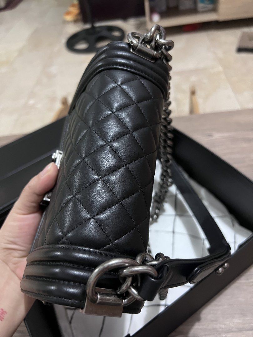 Chanel leboy lambskin small(20cm) (Category: Luxury Bags & Wallets) located in Paranaque City. Submitted by kgmgiftedph20 (Listing ID 1461103565, Image 3). Description: .