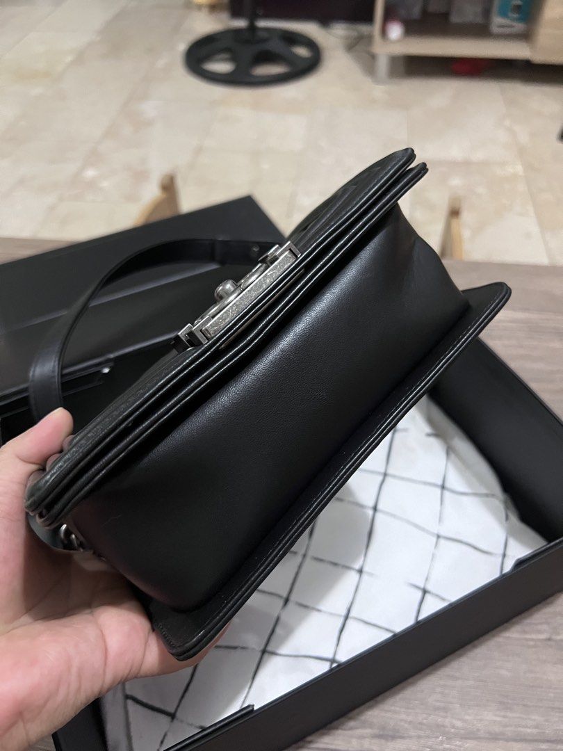 Chanel leboy lambskin small(20cm) (Category: Luxury Bags & Wallets) located in Paranaque City. Submitted by kgmgiftedph20 (Listing ID 1461103565, Image 2). Description: .