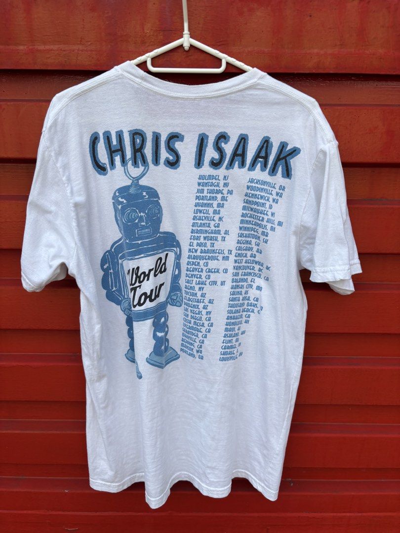 Chris Isaak Tour Tshirt (Category: Tshirts & Polo Shirts ) located in Bacolod City. Submitted by keel_08 (Listing ID 1461000594, Image 2). Description: Cut tags 19.5 W 27 L + shipping fee.