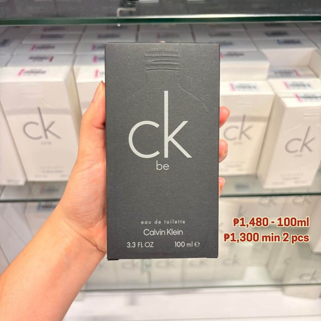 CK One & CK Be 100ml (Category: Everything Else Others) located in Bulacan. Submitted by finefindstuffbykdc_ (Listing ID 1461085086, Image 2). Description: Onhand Pinas.
