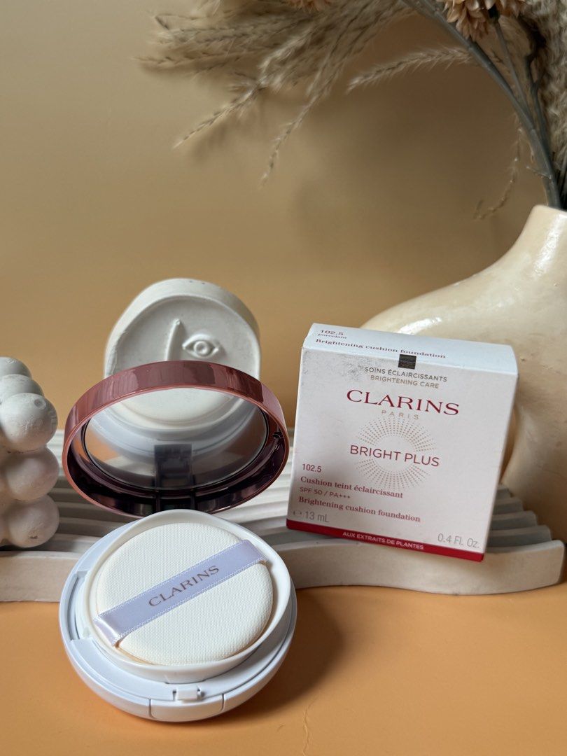 Clarins Brightening Cushion Foundation (Category: Makeup) located in Taytay. Submitted by betterthanbare (Listing ID 1460957025, Image 1). Description: 850 each only! Mine + shade 🤎102.5 Porcelain- 2 slot 🤎103 Ivory- 1 slot ❗️PAKIBASA BAGO MAG MINE PLS❗️ ✅ STRICTLY 1-2 DAYS RESERVATION ONLY ✅all prices are firm. Low ballers will not be entertained ✅all items are on hand and 100% guranteed authentic WHEN IN DOUBT DONT BUY ✅bawal sa super selan! 