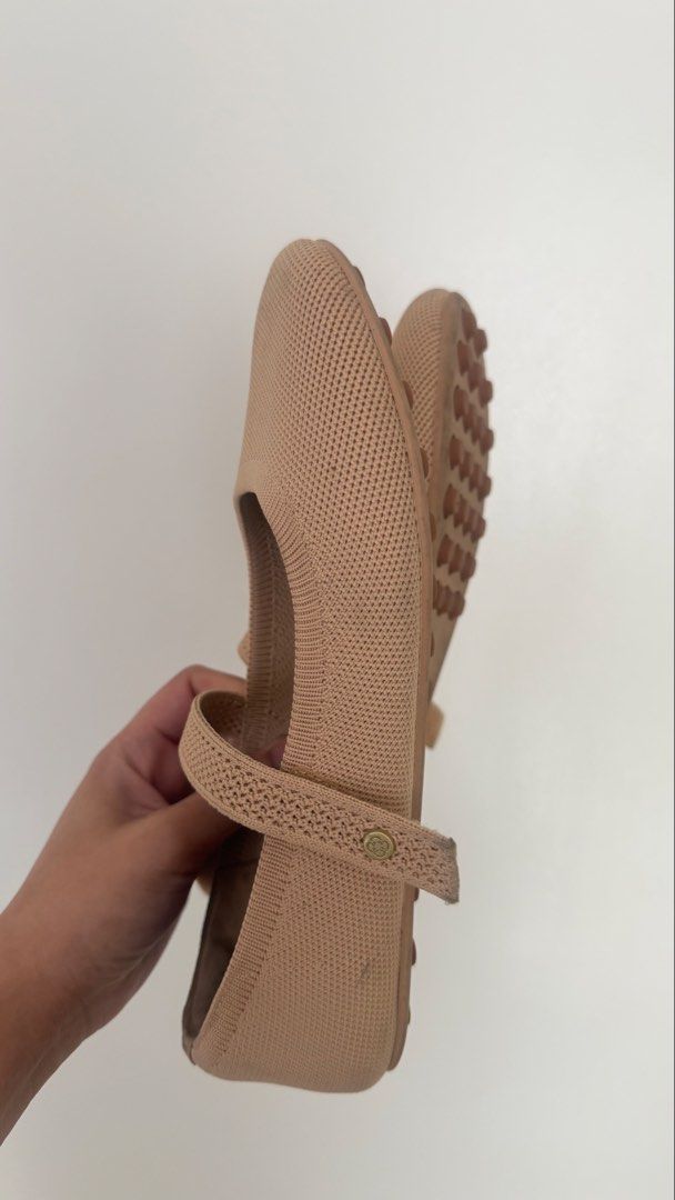 CLN Beige Knit Mary Jane Flats (Category: Flats & Sandals) located in Naga. Submitted by irisht.33 (Listing ID 1460949531, Image 2). Description: For Sale: CLN Mary Janes (Nude) Size 7 Used once No Box Bought for ₱ 1,500 selling for ₱800.