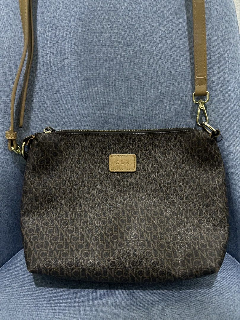 CLN Monogram Crossbody Bag (Category: Cross-body Bags) located in Manila. Submitted by lowccricket (Listing ID 1461029215, Image 1). Description: - Brown CLN crossbody bag .