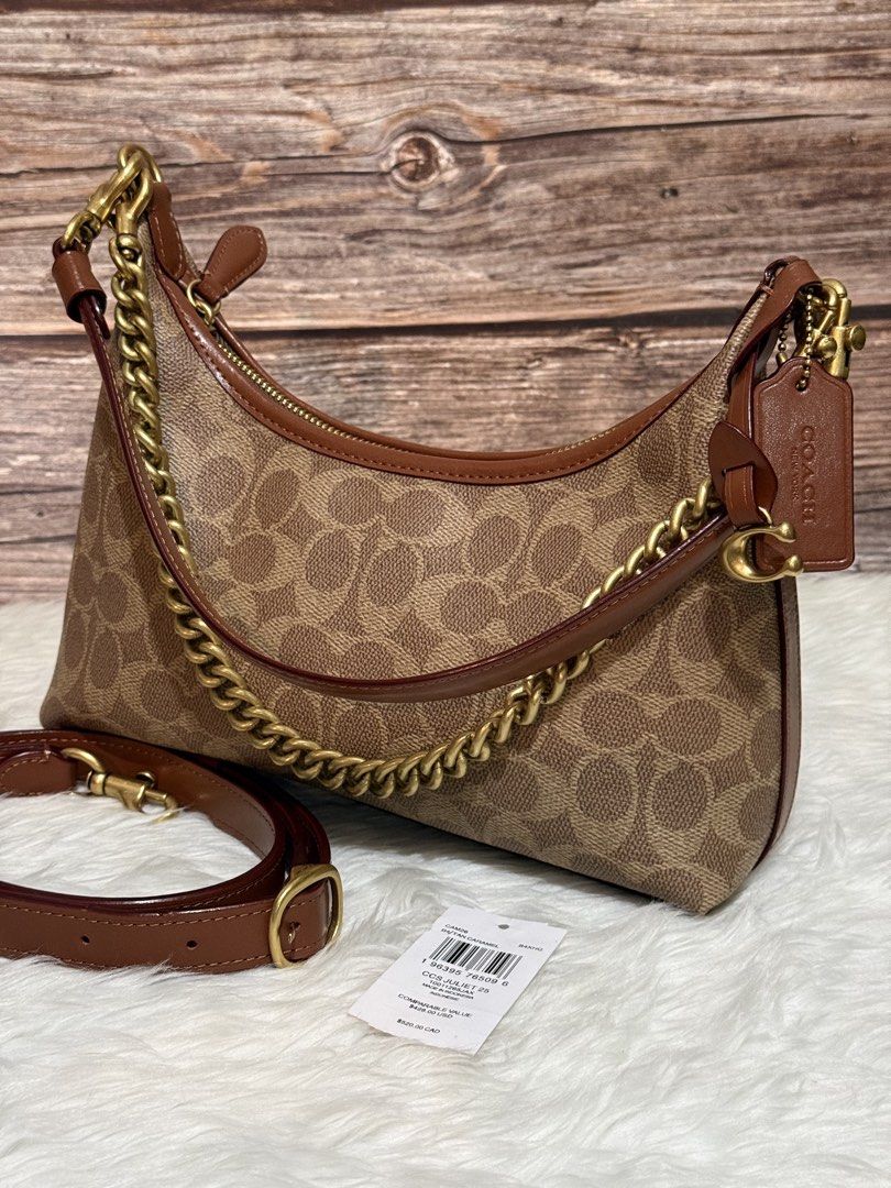 Coach Juliet 25 (Category: Cross-body Bags) located in Pasig City. Submitted by akmonlineboutique (Listing ID 1461043270, Image 1). Description: Preloved like new used once only 💯guaranteed original with tag 3 straps apakaganda nito in ferson 😍 hard to let go 🥹 Pasig loc mine now pay now. no reservation Pass sa barat .