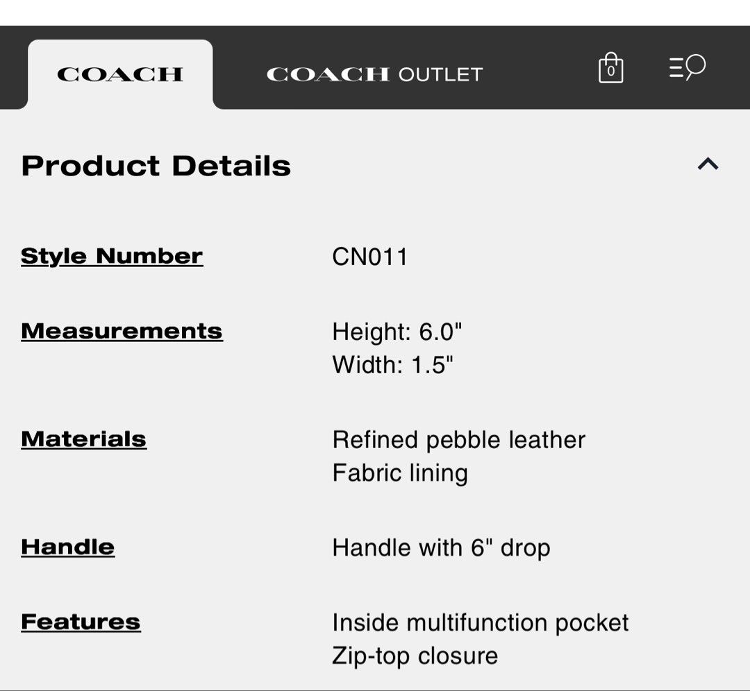 Coach Mini Shoulder Bag (Category: Luxury Bags & Wallets) located in Pasig City. Submitted by aalovee (Listing ID 1461035225, Image 2). Description: - Authentic 💯 Coach mini shoulder bag - Bought it from US Coach Outlet - Color: Chalk - Material: Pebble Leather - Condition: Brand new with original tags and packaging - Original Value: $188 USD / $230 CAD.