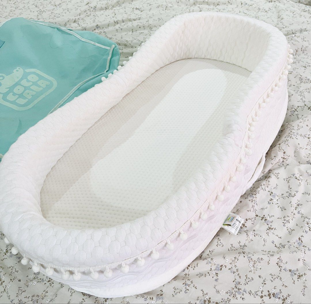 Coco Lala (Little Hullie Babynest) (Category: Babies & Kids Fashion) located in Rizal. Submitted by jiggydyjhigz (Listing ID 1460939448, Image 1). Description: ‼️COCOLALA BABYNEST‼️ FOR SALE LITTLE HULLIE COCOLALA BABY NEST (VGUC) RFS: Decluttering Location: San Mateo Rizal Mode of shipping: Lalamove, Grab and J&T Mode of payment: Bank transfer or Gcash.