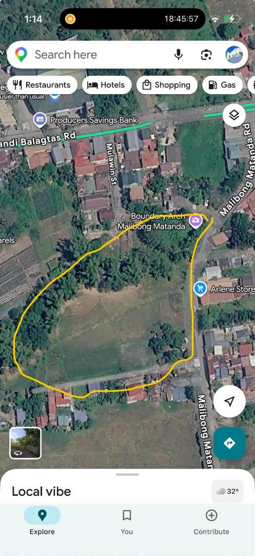 COMMERCIAL LOT PANDI BULACAN (Category: Lot) located in Baliuag. Submitted by rabazu.mendoza666 (Listing ID 1460942393, Image 1). Description: FOR SALE! 1.4 HECTARES COMMERCIAL LOT! 40 TO 50 SQM FRONTAGE! MALIBONG MATANDA PANDI BULACAN! 15,500 PER SQM! COMPLETE UPDATED TAX! CLEAN PAPERS! DIRECT BUYER ONLY PASS MUNA SA MARAMING KAUSAP! PM FOR OTHER DETAILS!.