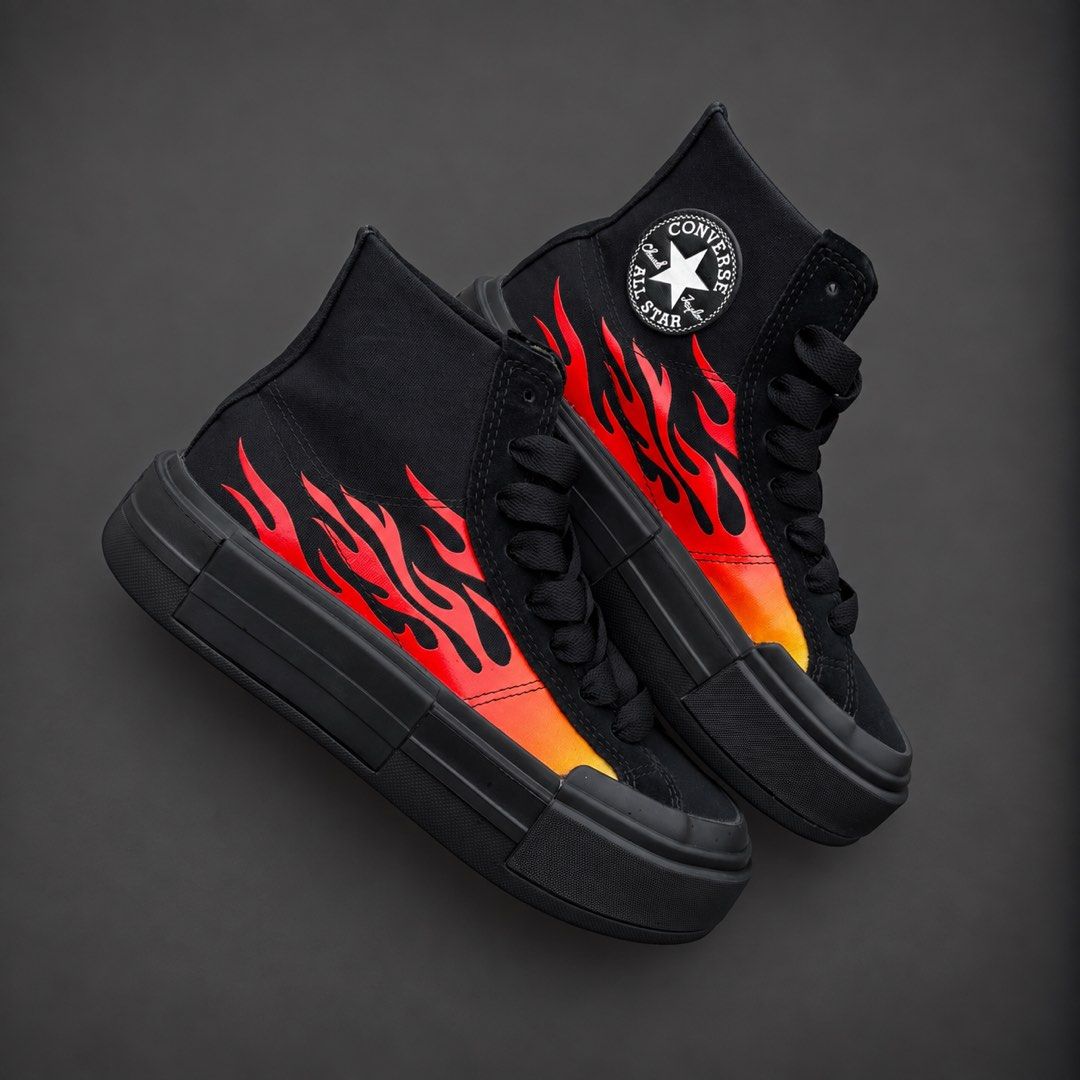 CONVERSE CTAS CRUISE HI “FLAME” (Category: Sneakers) located in Taguig. Submitted by secrethideout_official (Listing ID 1460961512, Image 2). Description: Converse CT All Star Cruise Hi “Flame” Sizes: 7US Men / 8.5US Women 📍1,000 PESOS ONLY‼️ 📍1,000 PESOS ONLY‼️ SRP: ₱5,495 Replacement Box only ✅ Used only 2x ✅ Legit / Original ✅ Refund if FAKE ✅ Add shipping ✅ No last price ✅ Available for COD Shipping: - Lalamove (Metro Manila) - LBC (Nationw