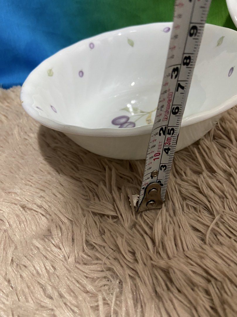 Corelle soup bowl (plum) (Category: Dinnerware & Cutlery) located in Pasig City. Submitted by jie_russ (Listing ID 1460958038, Image 3). Description: corelle soup bowl USED Made in USA 2 pcs for ₱400.