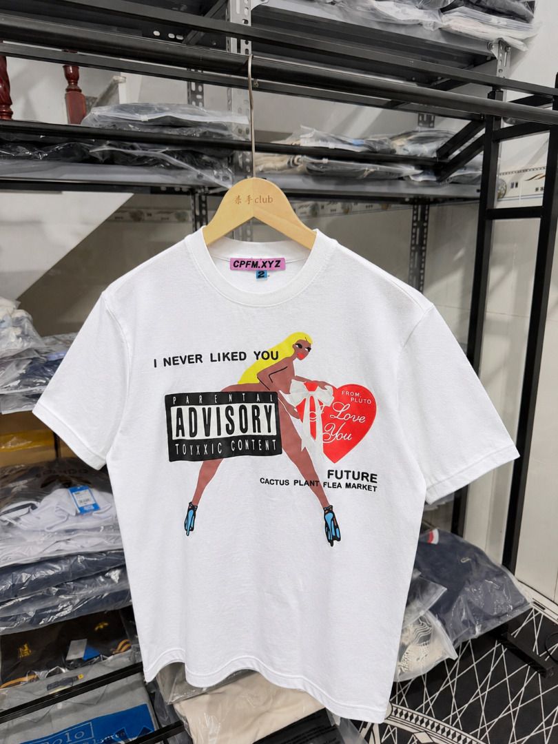 CPFM Future T-Shirt (Category: Tshirts & Polo Shirts ) located in San Fernando. Submitted by fynder (Listing ID 1461112201, Image 3). Description: CPFM Future T-Shirt 🔥 100% Brand New 🔥 Available Sizes : S-XL 💬 DM for more Photos or Size Chart 📦 Fast processing (Air cargo freight) 💬 More drops daily on IG: @fynder1 🔒 Buyer protection through Carousell — shop with confidence .