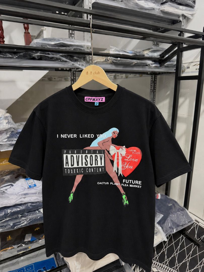 CPFM Future T-Shirt (Category: Tshirts & Polo Shirts ) located in San Fernando. Submitted by fynder (Listing ID 1461112201, Image 1). Description: CPFM Future T-Shirt 🔥 100% Brand New 🔥 Available Sizes : S-XL 💬 DM for more Photos or Size Chart 📦 Fast processing (Air cargo freight) 💬 More drops daily on IG: @fynder1 🔒 Buyer protection through Carousell — shop with confidence .