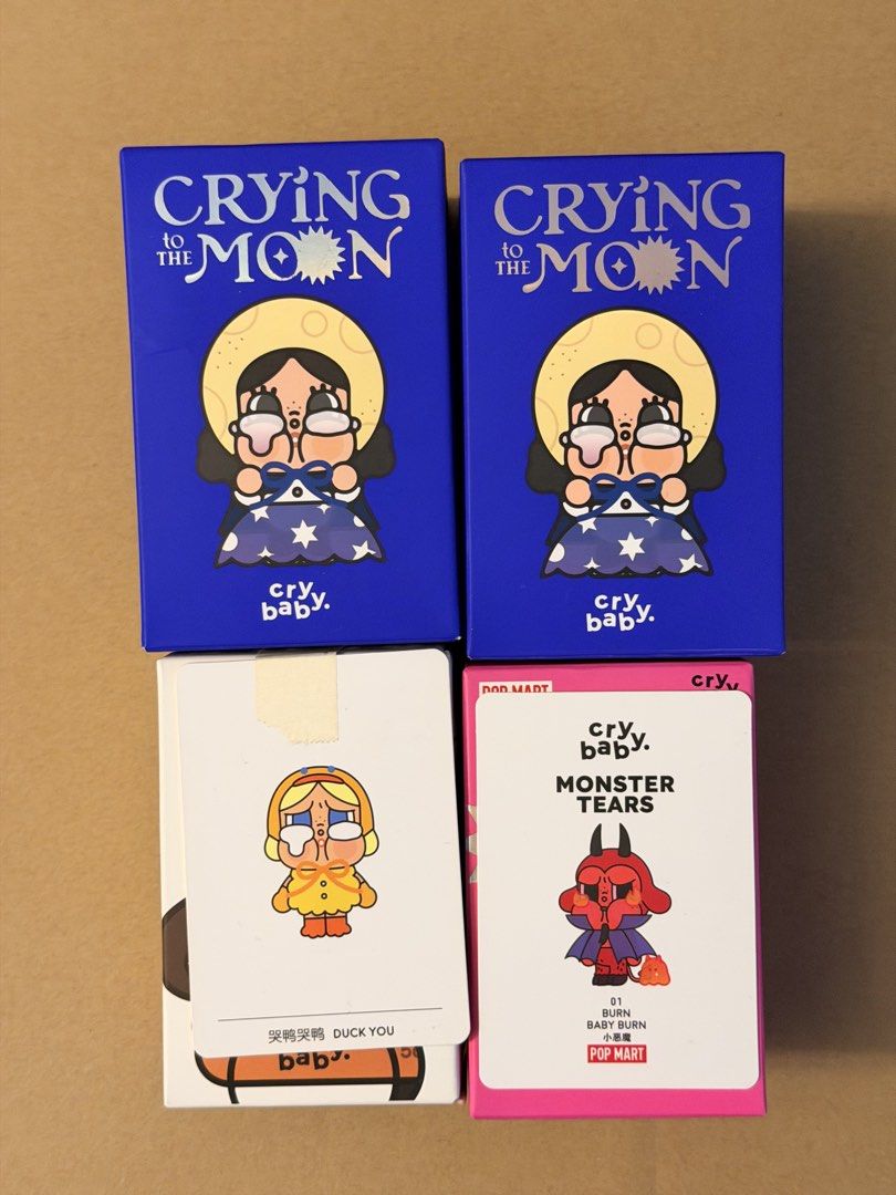 Crybaby assorted (Category: Designer & Blind Box Toys) located in Quezon City. Submitted by ciao_dumps (Listing ID 1461084979, Image 1). Description: .