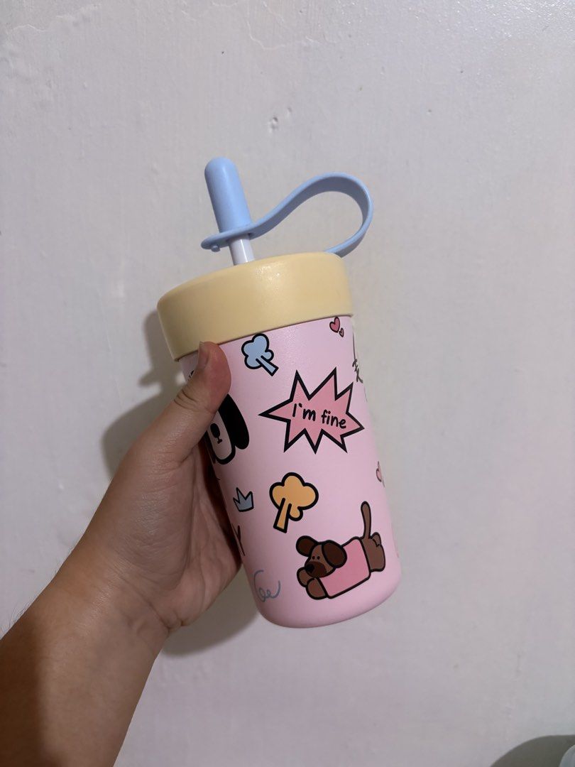 Cute Civago Tumbler (used) (Category: Water Bottles & Tumblers) located in Manila. Submitted by therese.erica (Listing ID 1460992317, Image 1). Description: Looking for a new owner of this cute tumbler! Please message me if interested! 💗 RFS: Decluttering -Pay first before shipping of items -MOP: Gcash/ QRPH / Bank Transfer .