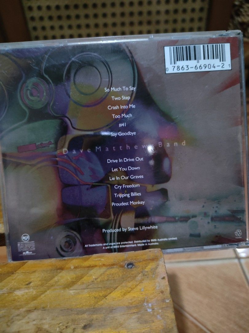 Dave Matthews Band Crash Music CD (Category: CDs & DVDs) located in Paranaque City. Submitted by jnthn.c (Listing ID 1461113654, Image 2). Description: nm.