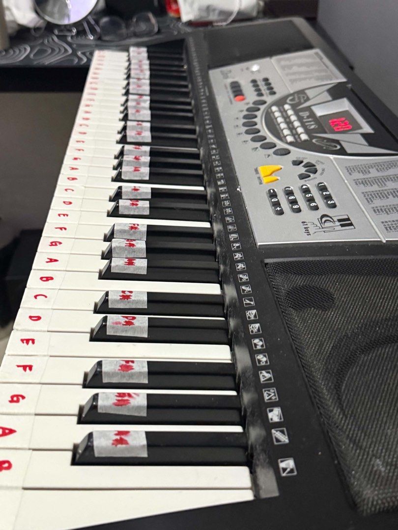 Davis D-118 61 Keys Electronic Keyboard (Category: Musical Instruments) located in Paranaque City. Submitted by dgzma (Listing ID 1460987081, Image 3). Description: Price is Negotiable - Davis D-118 electronic keyboard - 61 keys - 120 tones and rhythms - Ideal for beginners - keys have note stickers - Tested and fully functional Rfs: don’t use anymore Meetup only Parañaque City 📍.