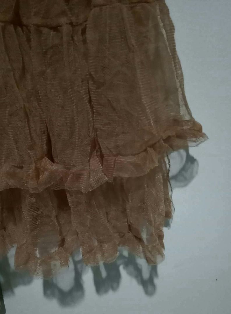 Denim Skirt with Ruffled Tulle (Category: Skirts) located in Calapan. Submitted by jyka12345 (Listing ID 1461088114, Image 2). Description: .