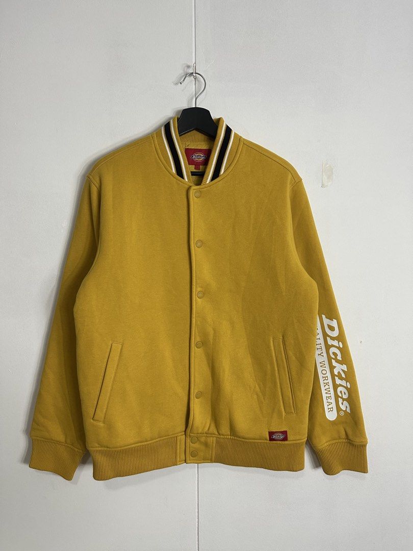 Dickies Varsity Brandnew (Category: Coats, Jackets and Outerwear) located in Las Pinas. Submitted by archimedes.joaquin (Listing ID 1460949682, Image 1). Description: Brandnew condition - 10/10 color rate - sz Large 22 width 28 length - dickies all buttons - No issue Authentic.