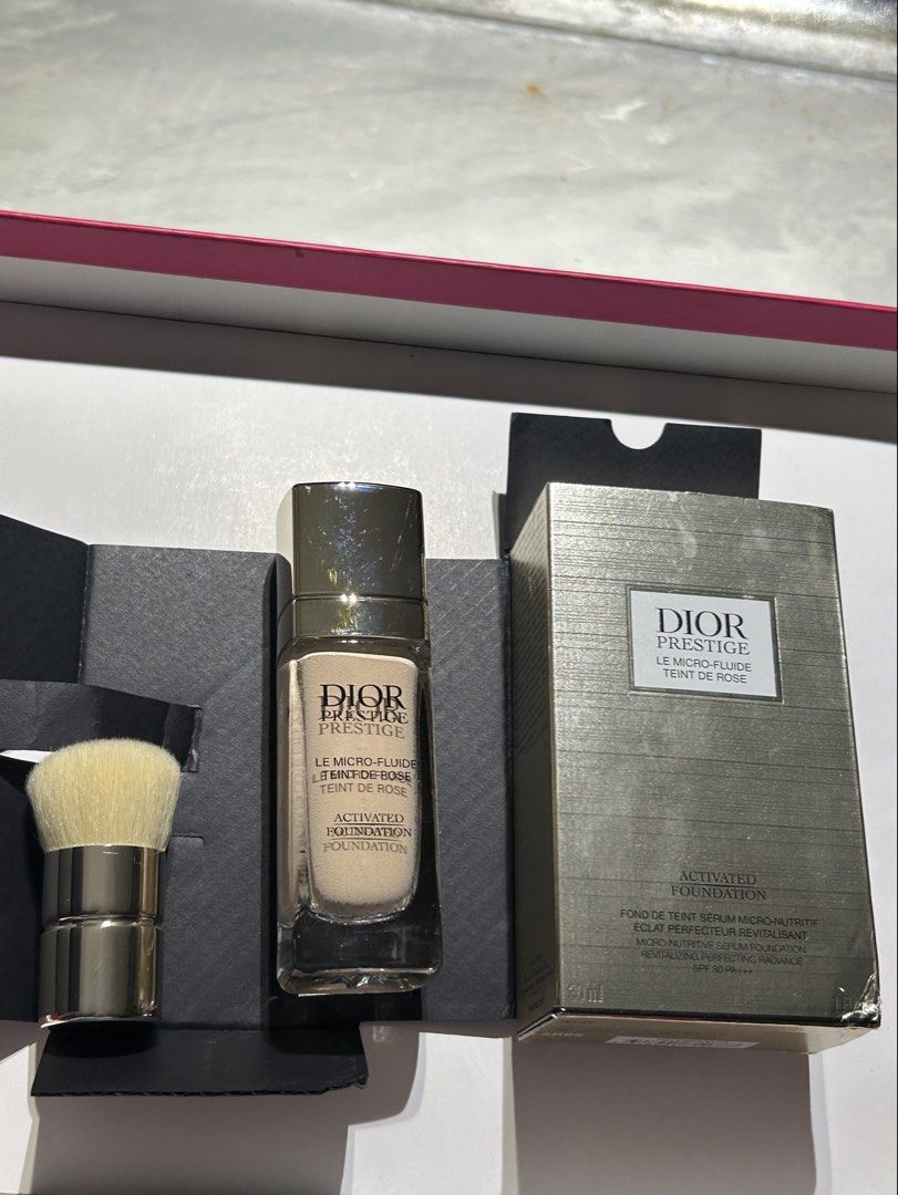 Dior Prestige Activated foundation LE MICRO-FLUIDE TEINT DE ROSE (Category: Makeup) located in Rizal. Submitted by reyshishibal (Listing ID 1461078077, Image 1). Description: DIOR PRESTIGE LE MICRO-FLUIDE TEINT DE ROSE SHADE: 1N – never used never opened – orig price on website is 165 euro (12k peso) -can return and refund if proven fake sagot ko sf( u should make sure na fake not from a different batch don’t waste our time please). Please don’t 