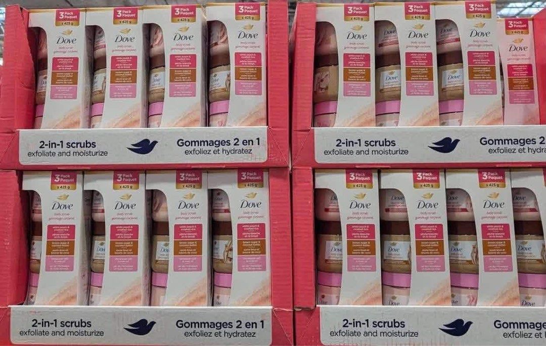 Dove 2-in-1 Body Scrub (Category: Body Care) located in Cavite. Submitted by xoxomhai (Listing ID 1461061542, Image 1). Description: Scrub away the stress and say hello to silky-smooth skin with the Dove 2-in-1 Body Scrub! Exfoliates like a dream + moisturizes like magic 💫 🍑 One of our BESTSELLERS! This is one of the most loved body scrubs helps leave skin soft, smooth, and glowing. Perfect for self-care and gifting! ₱1,500 🧴 Each pack contain