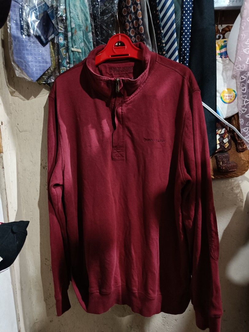 Dunlop maroon hal zip jacket (Category: Coats, Jackets and Outerwear) located in Taguig. Submitted by ashicollection (Listing ID 1461023363, Image 1). Description: Size: 2XL from Japan Please read! For sure buyer only! NO COD/COP No reservation The items will be sold to the first payer w/o prior notice. Verbal reservations are not acceptable. Note: All items are vintage. Please manage your expectations accordingly. G cash payment. Shipping via La