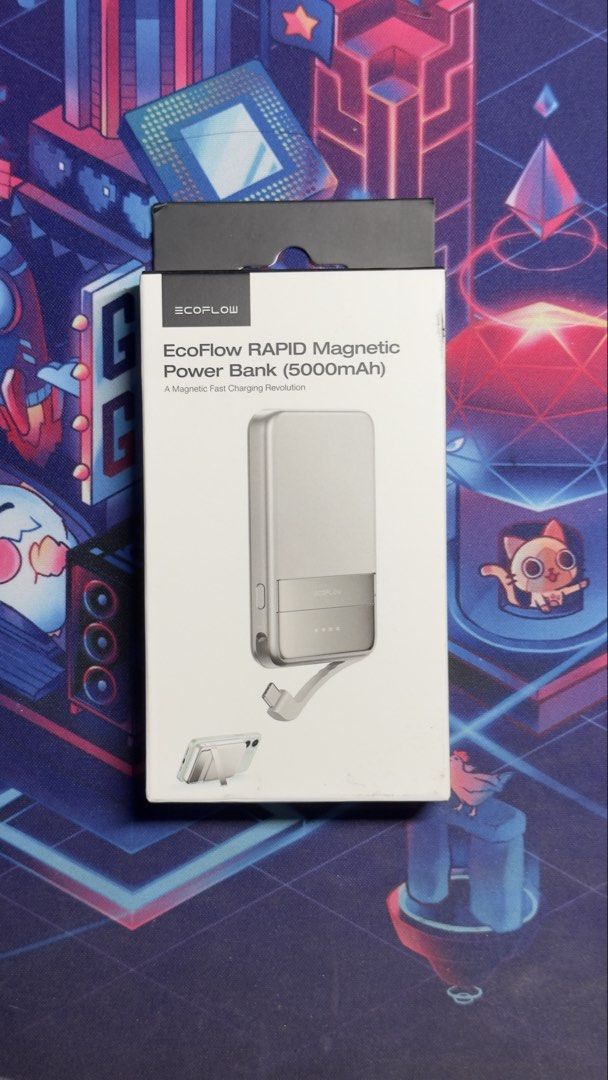 Ecoflow Rapid Magnetic Powerbank 5000mah (Category: Batteries & Power Banks) located in Rizal. Submitted by aybannn (Listing ID 1461083497, Image 1). Description: Ecoflow Rapid Magnetic Power Bank Specs: 5,000mAh Qi2 Certified Kick stand LED Display Price is slightly negotiable Antipolo Area Pickup or Shipping only .