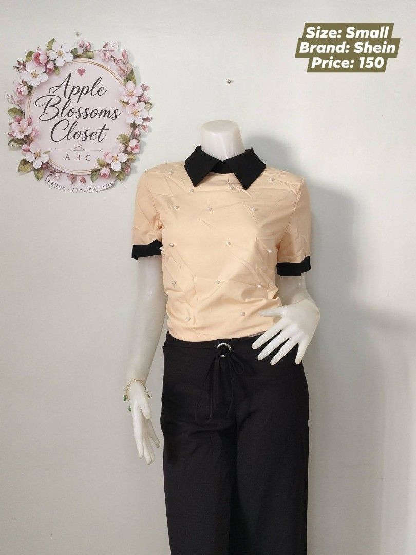Elegant Women's Top (Category: Others Tops) located in Lipa City. Submitted by appleblossomscloset_abc (Listing ID 1460952110, Image 2). Description: 📸 (First Photo) Reference Photo Only (from Google) This image is for reference to show the style/design only. Actual item may vary slightly in color, fabric, or details. Rest assured the item is of good quality! 💛.